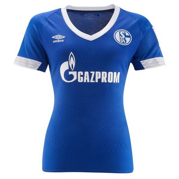 Camiseta Schalke 04 1ª Mujer 2018-2019 Azul